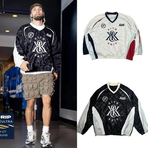 Kith & Kin Football-Style Long-Sleeve Training Top by Kith · Kith