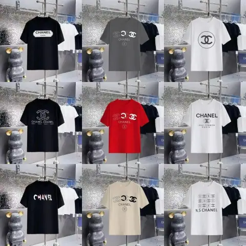 Chanel-Style Logo Print T-Shirt · Chanel