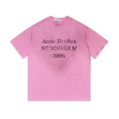 Acne Studios 1996 Hot Pink Logo T-Shirt (Black & White) · Acne Studios