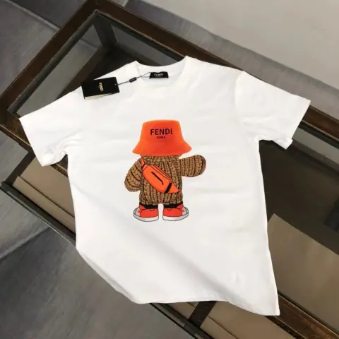 FENDI T-Shirt with Bear Print · Fendi