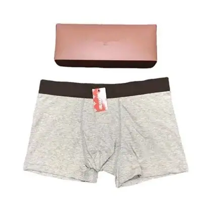 Grey Boxer Briefs Gift Set