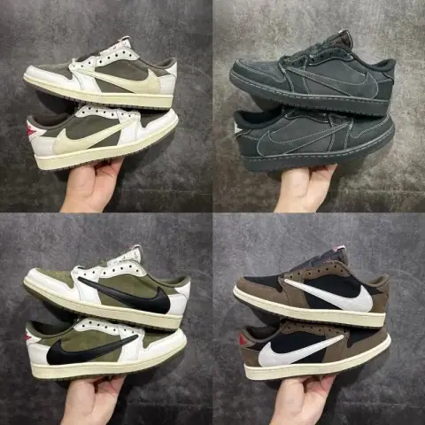 Travis Scott x Air Jordan 1 Low Sneakers · Travis Scott