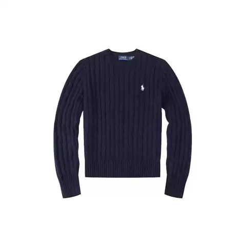 Polo Ralph Lauren Cable-Knit Crewneck Sweater Navy · Ralph Lauren
