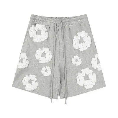 Denim Tears Cotton Wreath Print Sweat Shorts · Denim Tears