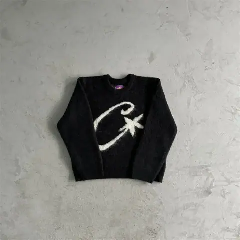 Corteiz (Alcatraz) Brand Iconic C-Star Crewneck Sweater · Corteiz