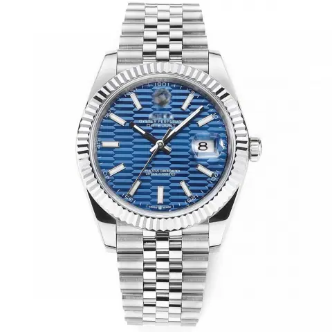 Rolex Datejust Blue Dial Watch · Rolex