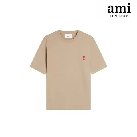 AMI Paris Classic Ami de Cœur Embroidered T-Shirt · Ami