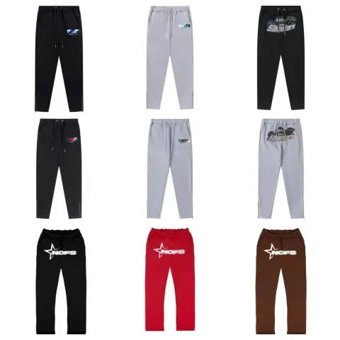 Y2K Embroidered Straight-Leg Pants