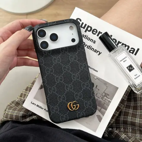 Gucci-Style GG Supreme Monogram Phone Case · Gucci