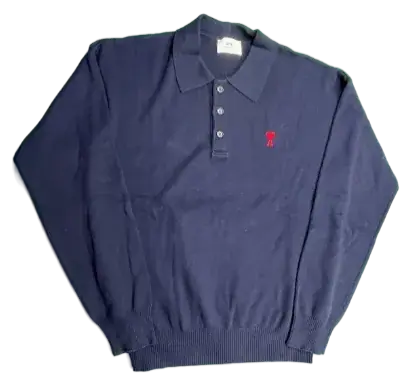 AMI Long Sleeve Polo Shirt · Ami