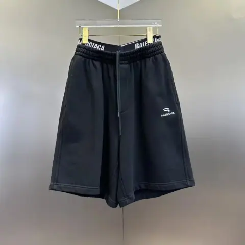 Balenciaga Distressed Logo Sports Shorts · Balenciaga