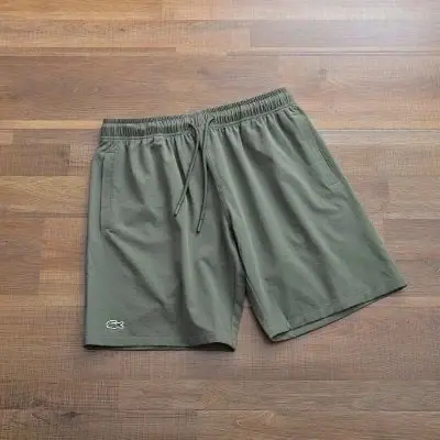 Lacoste multi-color quick-dry casual shorts with crocodile logo · Lacoste
