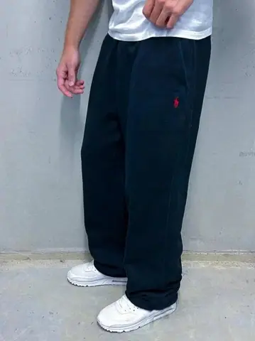 Ralph Lauren Wide-Leg Sweatpants Navy · Ralph Lauren