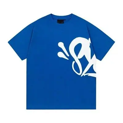 Graffiti Logo T-Shirt Blue