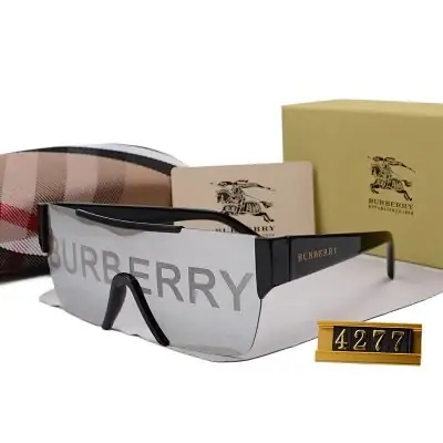 Burberry mirror letter integrated shield sunglasses · Burberry