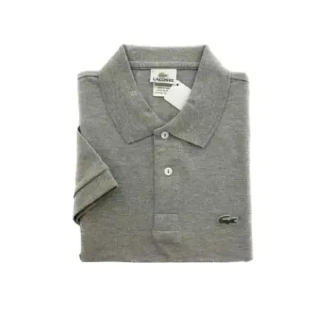 Lacoste Grey Short-Sleeve Polo Shirt · Lacoste