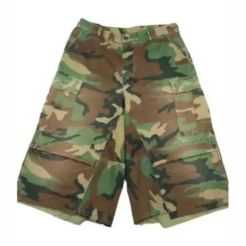 Woodland Camouflage Cargo Shorts