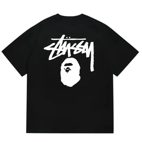 Stussy x BAPE Collaboration T-Shirt · Stussy