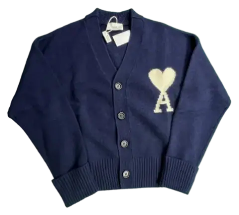 AMI Cashmere Button Up Cardigan · Ami