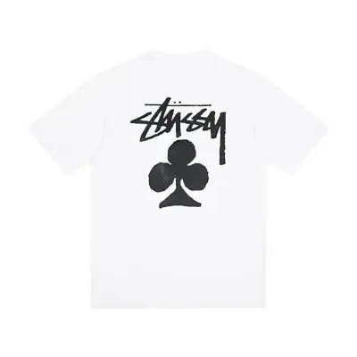 Stussy Club Graphic T-Shirt White · Stussy