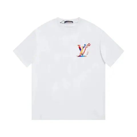 Louis Vuitton T-Shirt featuring an Artistic Graffiti-Style LV Logo · Louis Vuitton