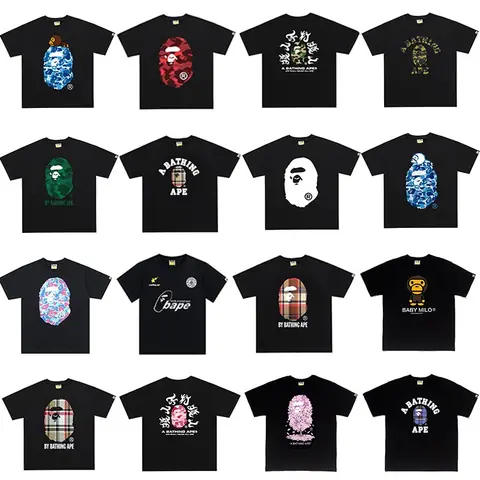 Bape Ape Head T-Shirt Black · Bape