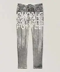 Purple Brand Graffiti Print Jeans · Purple Brand