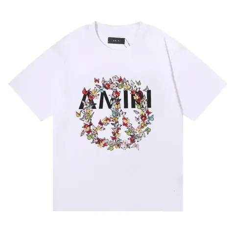 AMIRI Classic Butterfly and Peace Print T-Shirt · AMIRI