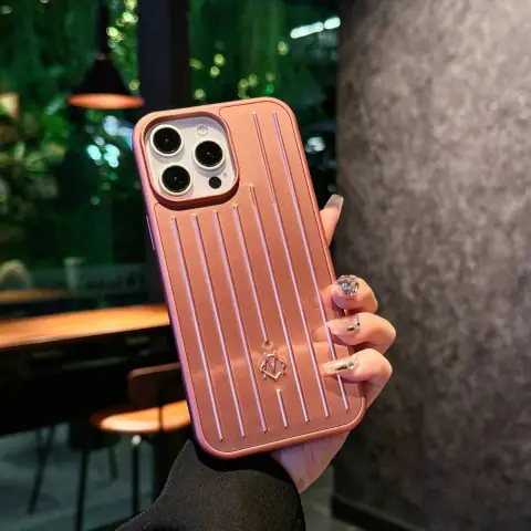 RIMOWA-Style Luggage-Textured Phone Case · Rimowa