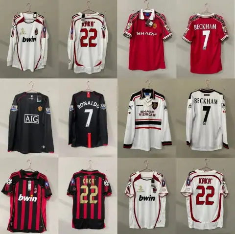 Retro Football Club Jerseys