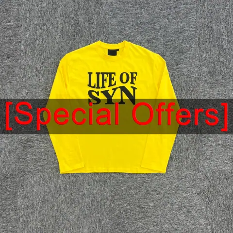 Syna World Life of Syn Yellow Long Sleeve T-Shirt · Syna World