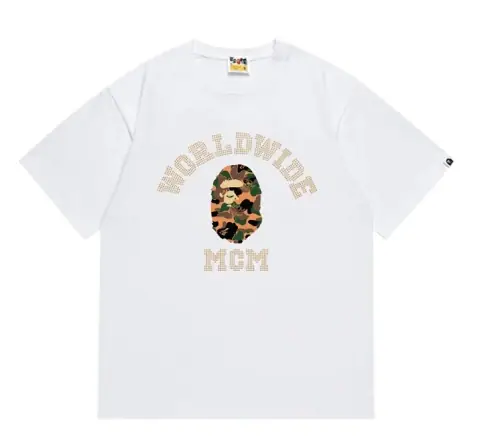 Bape-Style Camouflage Ape Head T-Shirt · Bape