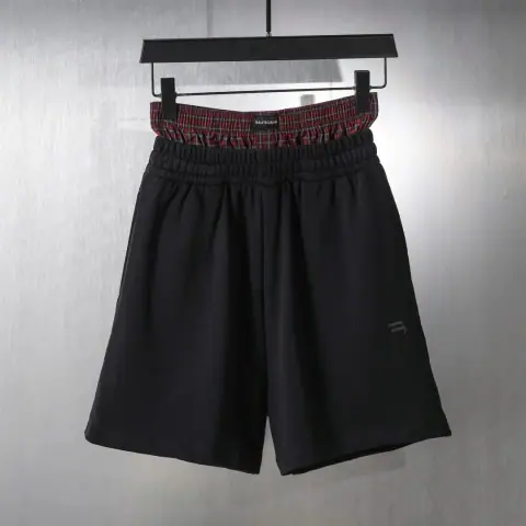 Balenciaga Double-Layer Waistband Sports Shorts · Balenciaga