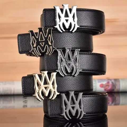 AMIRI MA Buckle Leather Belt · AMIRI