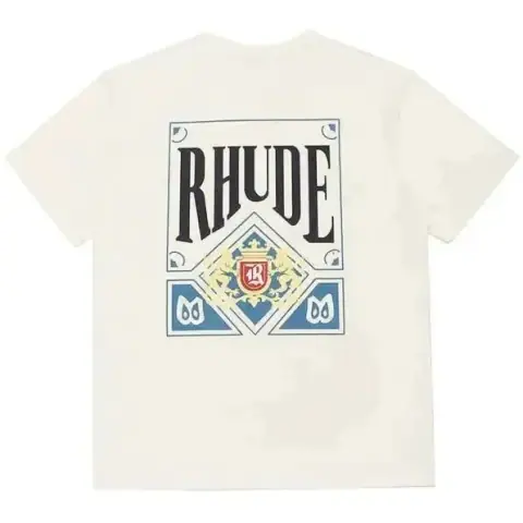 Rhude Vintage Badge Print T-Shirt · Rhude