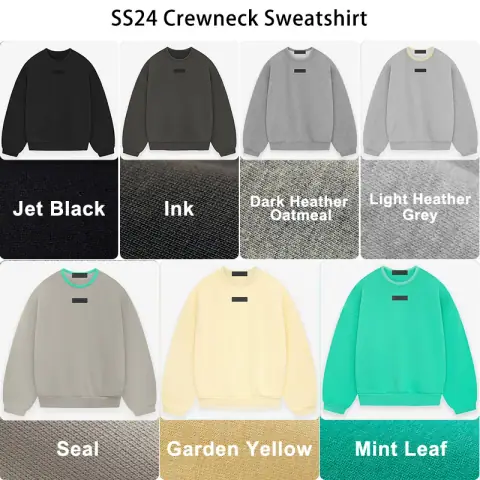 Essentials 24SS Crewneck Sweathirts · Essentials