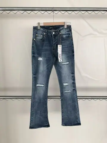 Purple Brand Distressed Flared Jeans · Purple Brand