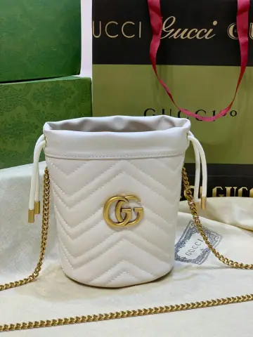 Gucci GG Marmont Mini Bucket Bag · Gucci