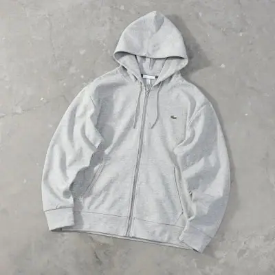 Lacoste Small Logo Zip-Up Hoodie · Lacoste