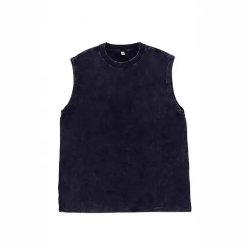 Washed Sleeveless Tank Top