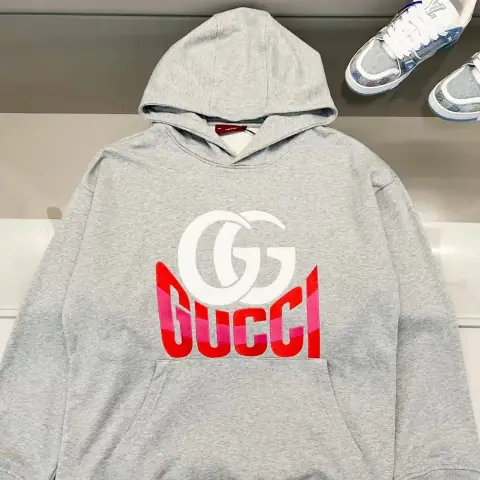 Gucci Classic Double G Logo Hoodie · Gucci