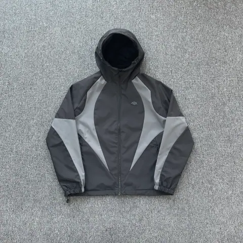 Syna World Dark Grey Windbreaker Jacket · Syna World