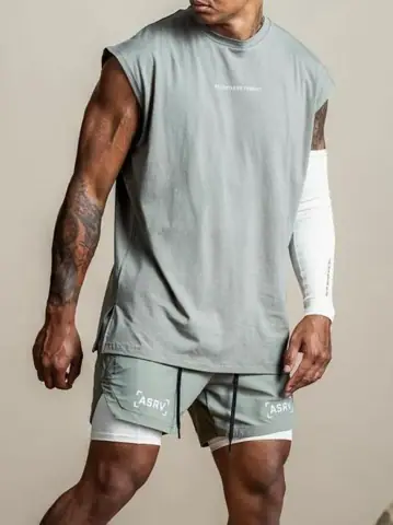 ASRV Sleeveless Shirt and Shorts Set · ASRV
