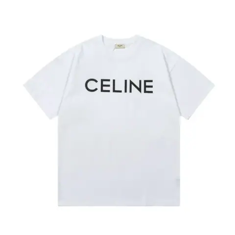 CELINE Classic "Logo" Basic T-Shirt · Celine