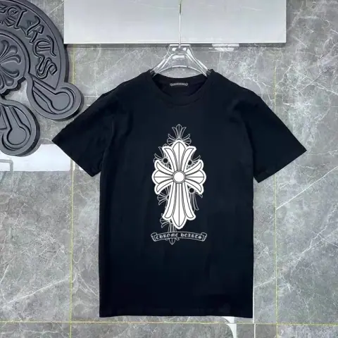 Chrome Hearts-Style Cross-Print T-Shirt · Chrome Hearts