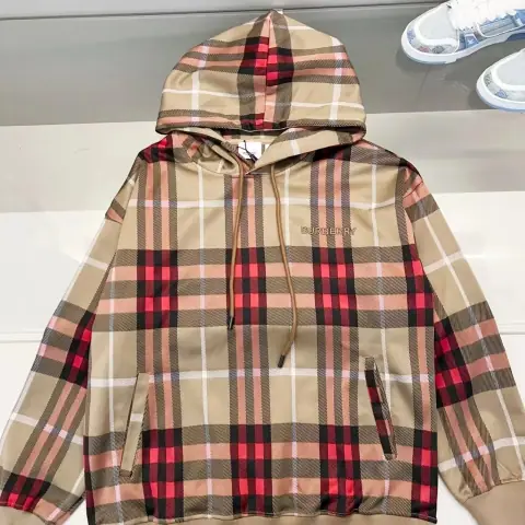 Burberry Classic Check Hooded Sweatshirt · Burberry