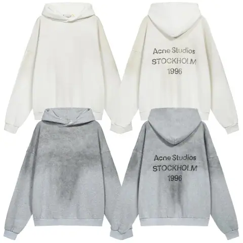 Acne Studios Distressed Printed Hoodie · Acne Studios