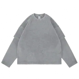 Blank Longsleeve Grey · Unbranded