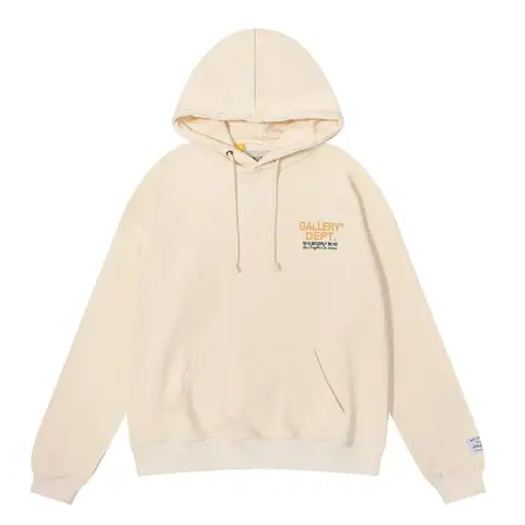 Gallery Dept. Brand Off-White Basic Hoodie · Gallery Dept