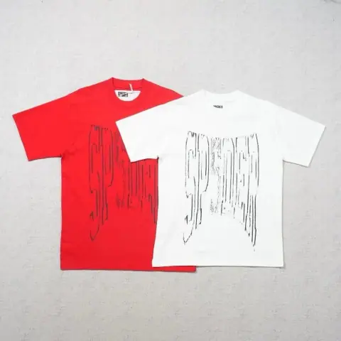 Sp5der Gothic Logo T-Shirt · Sp5der